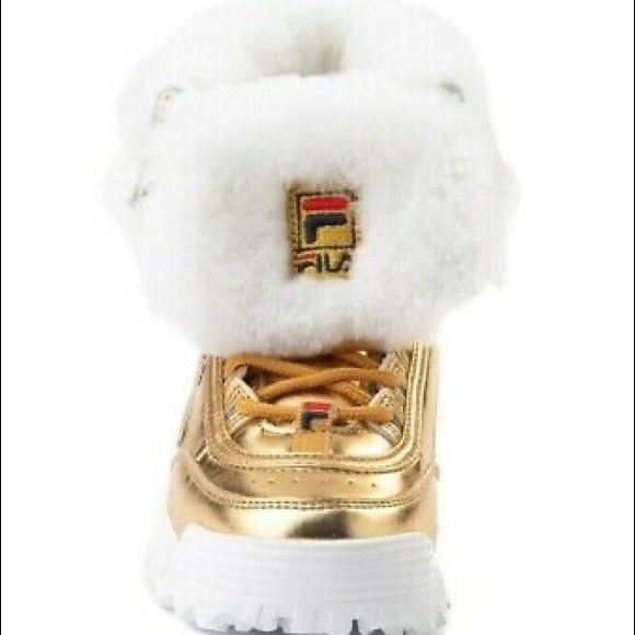 fila shearling boots